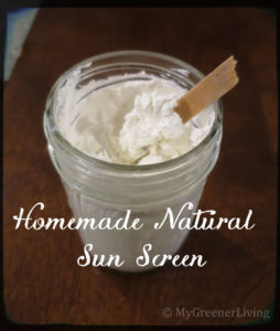 homemade natural sun screen recipe